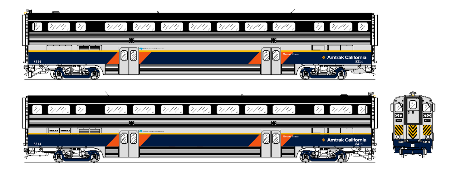 California DOT Bi-level "Northern" Cab car