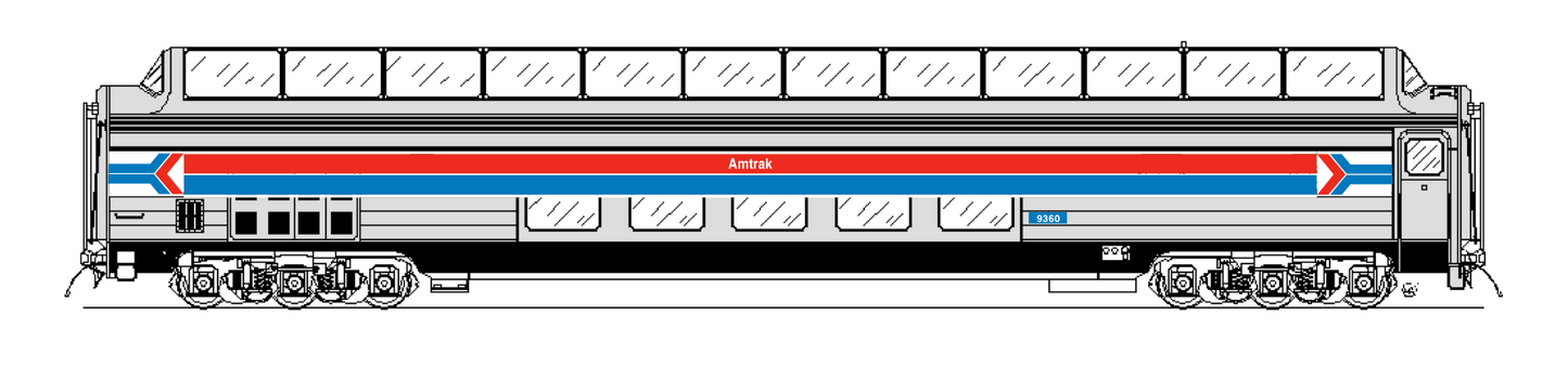 Budd Great Dome GN 1390-1394