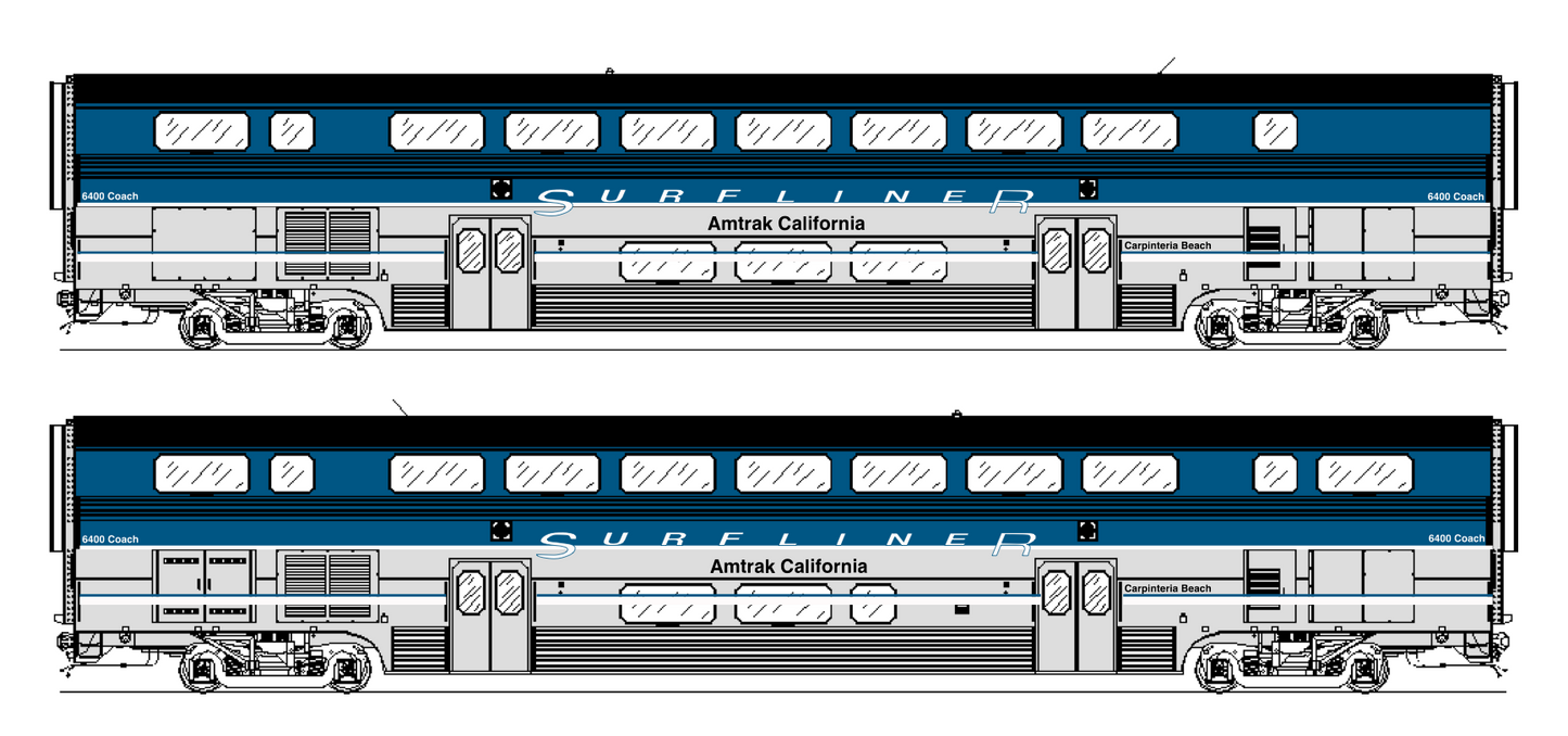California DOT Bi-level "Southern" Coach car