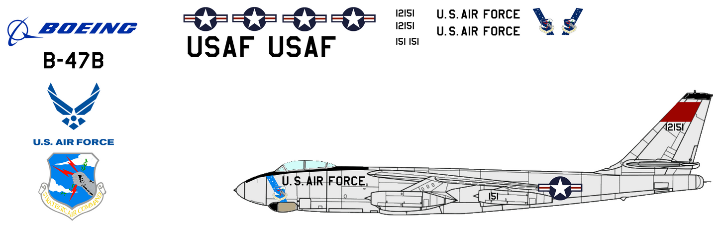 Boeing B-47B 51-2151 United States Air Force