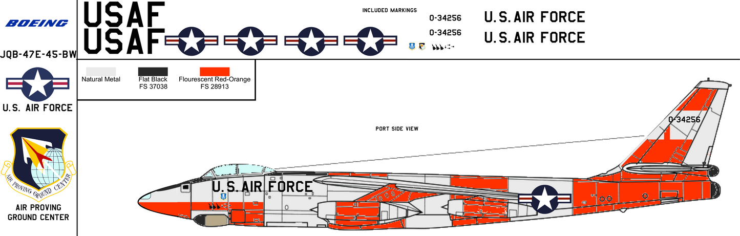 Boeing JQB-47E 53-4256 USAF Air Proving Ground Center