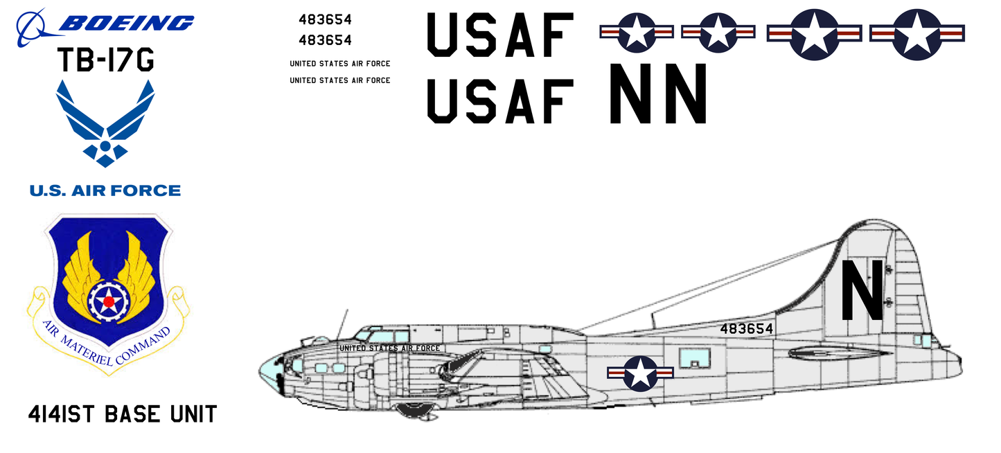 Boeing TB-17G 44-83654 United States Air Force