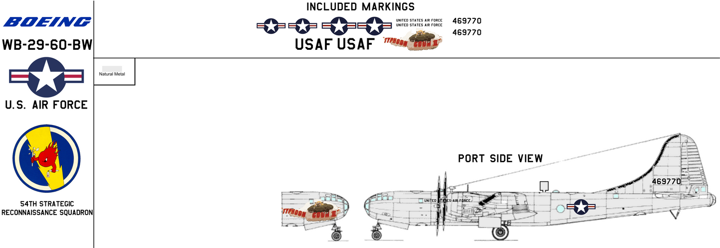 Boeing WB-29 44-69770 United States Air Force