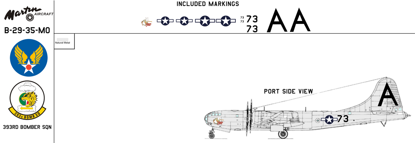 Boeing (Martin) B-29 44-27300 United States Army Air Force