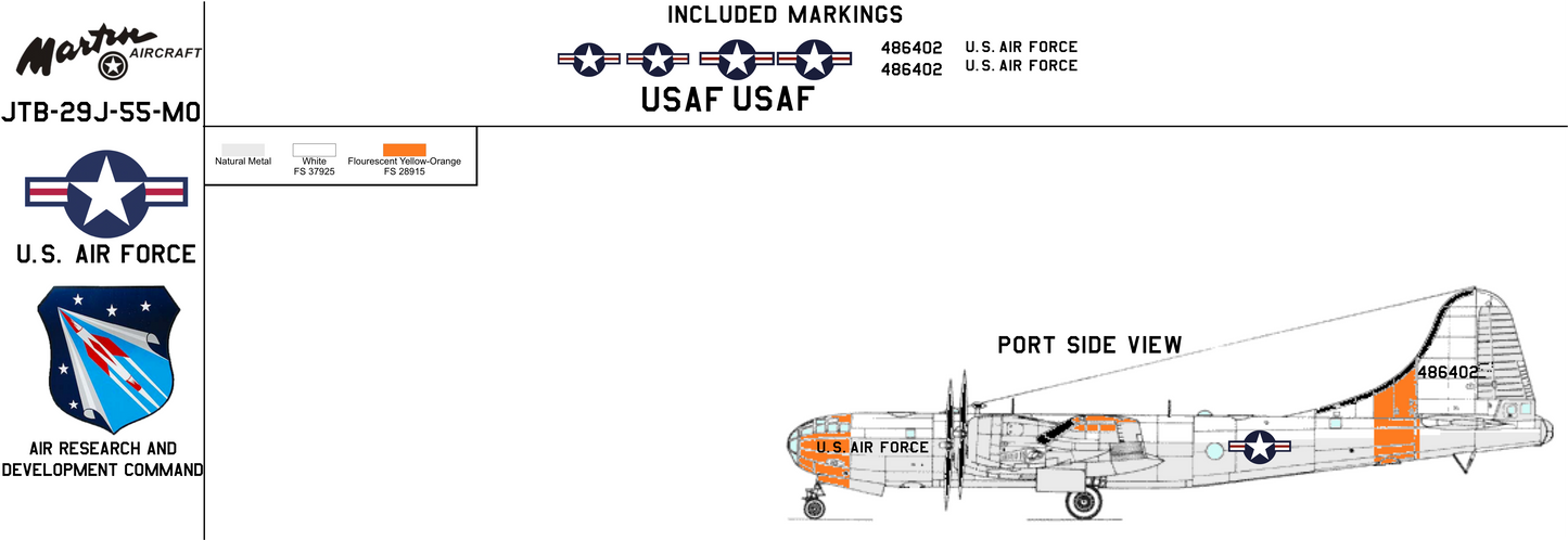 Boeing (Martin) JTB-29J 44-86402 X-7 Mothership