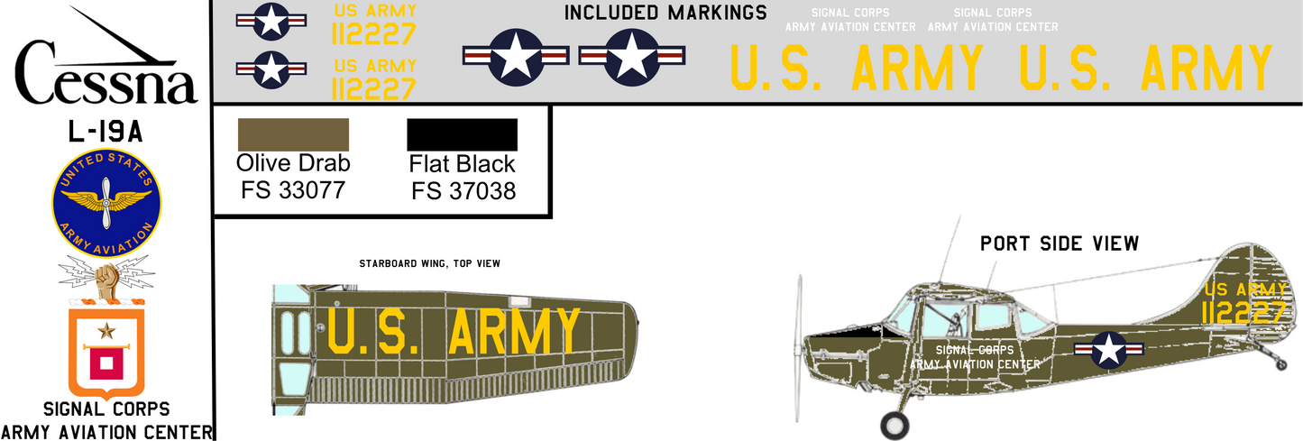 Cessna L-19A 51-12227 Signal Corps