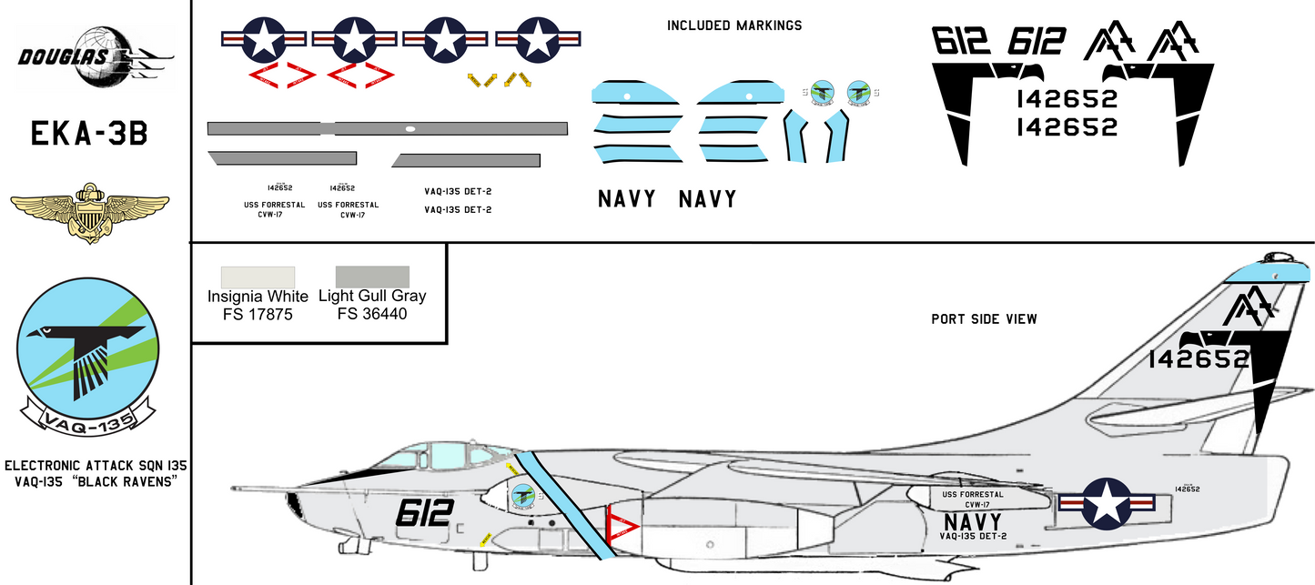 Douglas EKA-3B Skywarrior 142652 United States Navy