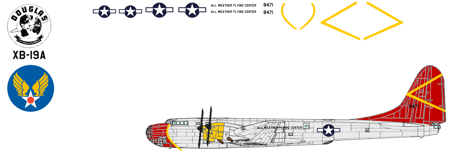 Douglas XB-19A 38-471 All Weather Flying Service
