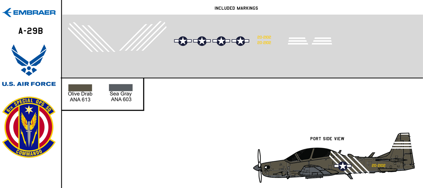 Embraer A-29B 20-2102 United States Air Force