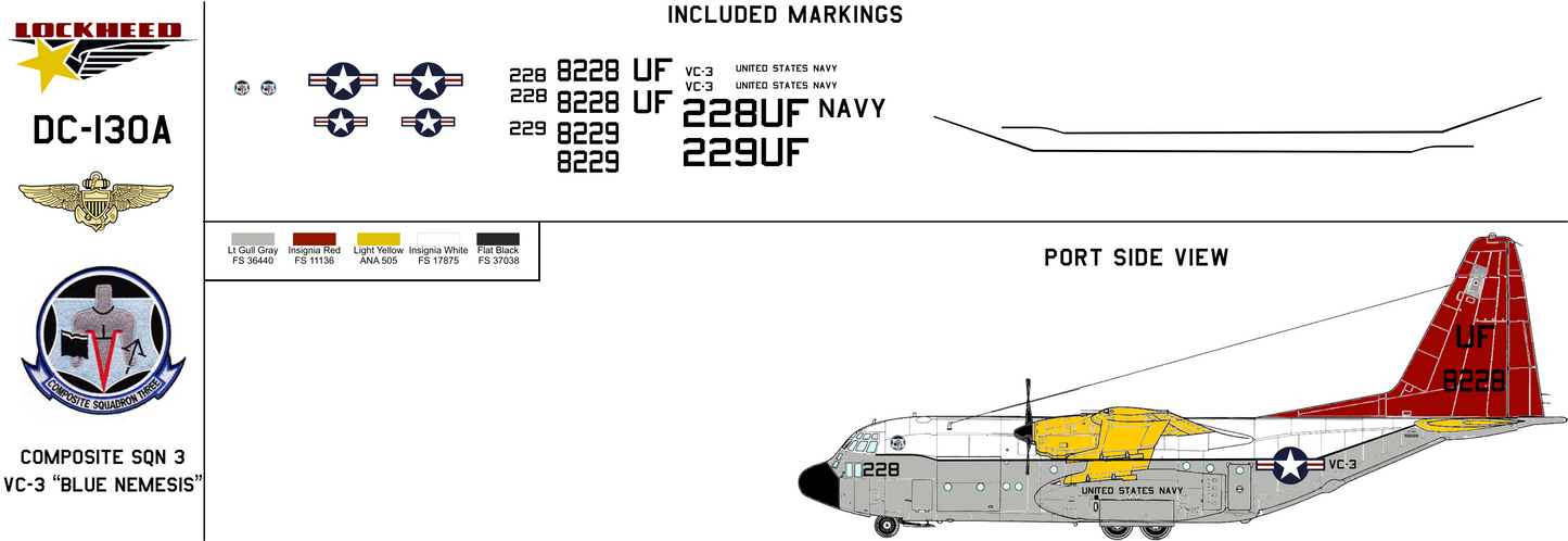 Lockheed DC-130A 158228 and 158229 United States Navy