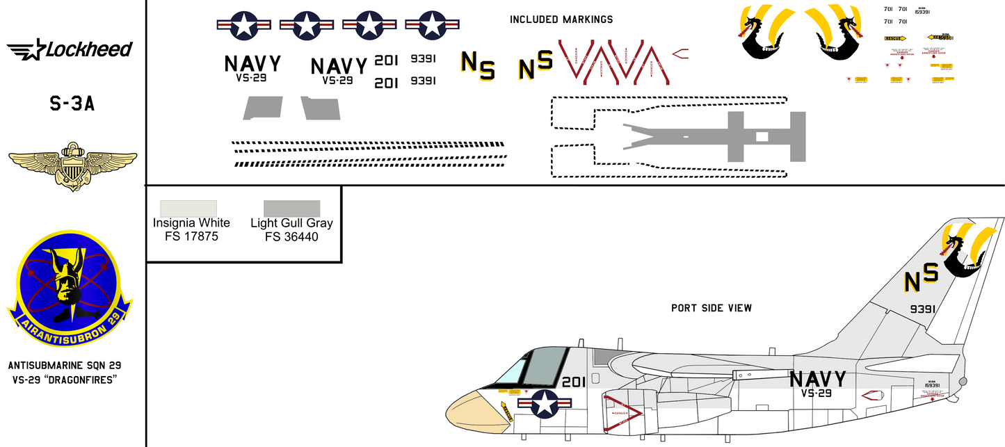 Lockheed S-3A Viking 159391 United States Navy