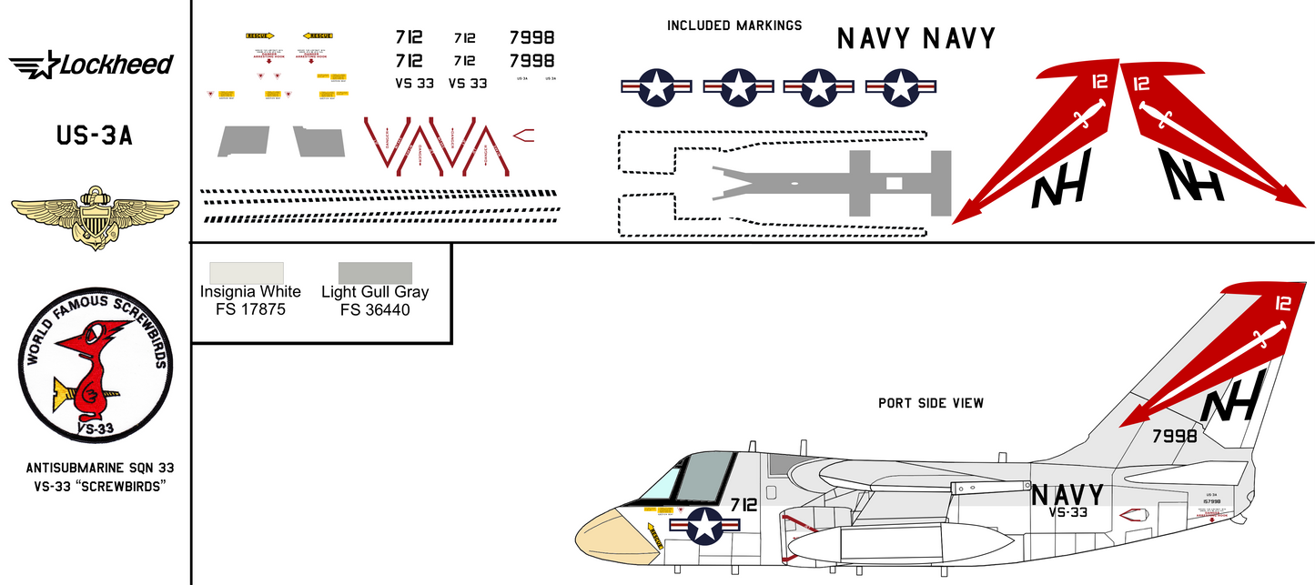 Lockheed US-3A Viking 157998 United States Navy