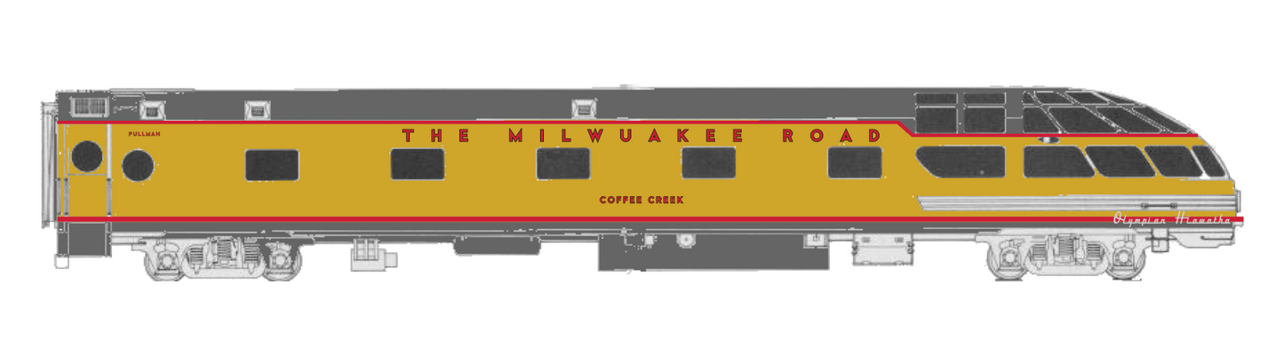 Pullman Creek Skytop Sleeper MILW 12-18