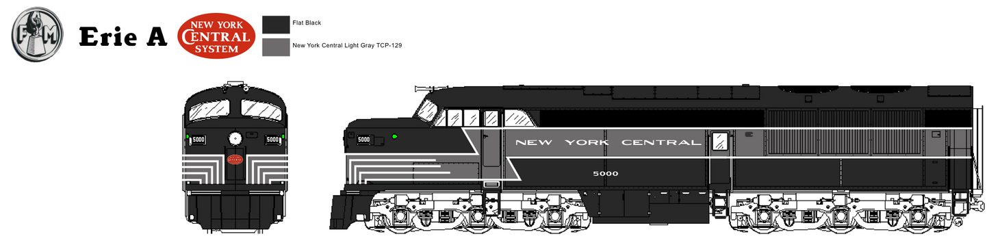 FM Erie Built A Unit NYC Freight