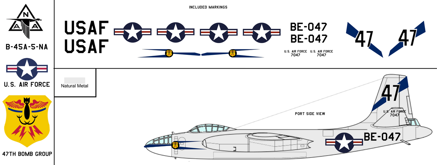 North American B-45A 47-047