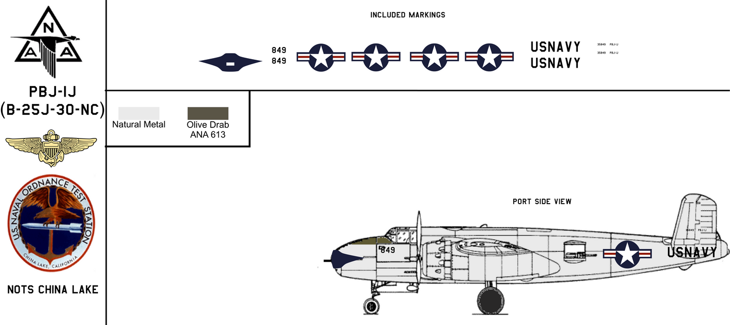 North American PBJ-1J BuNo 35849 Naval Ordnance Test Station