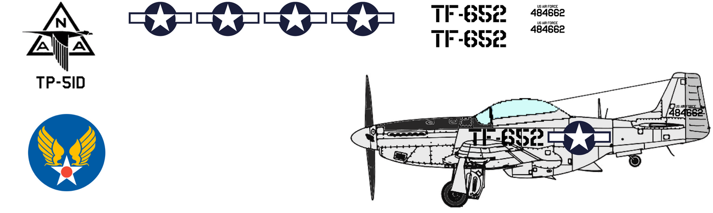 North American TP-51D-25-NT 44-84610 United States Air Force