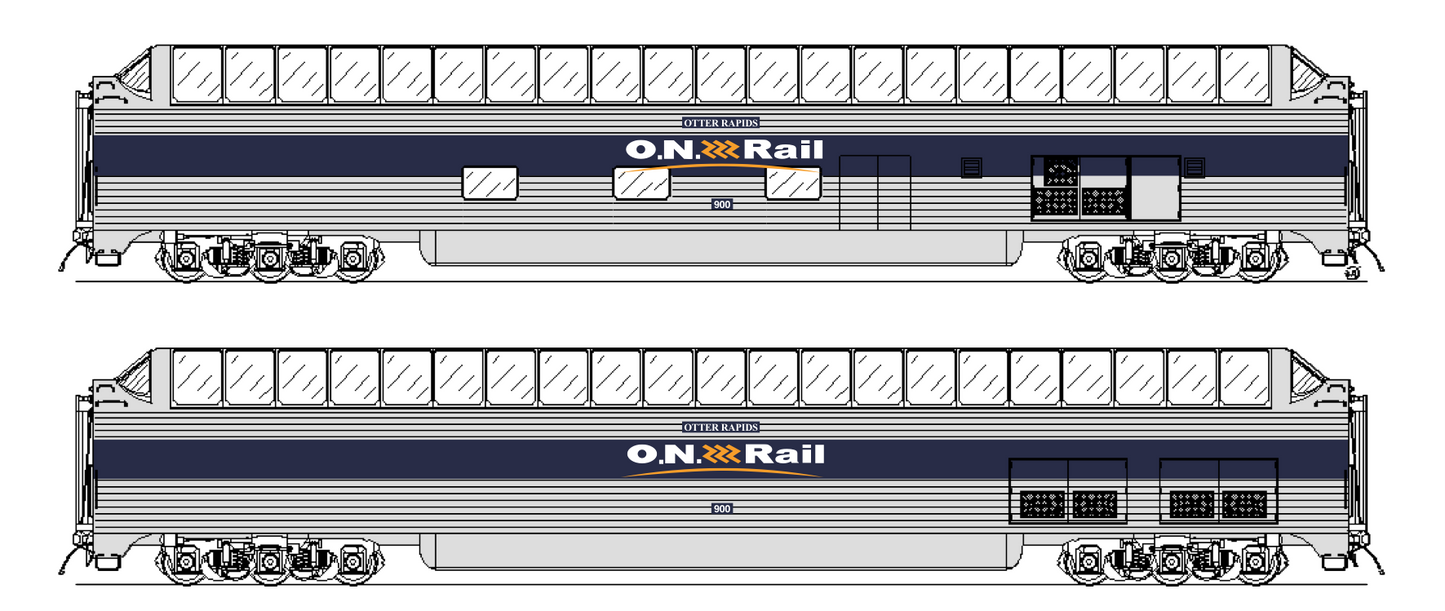 Pullman Plan 7635 Super Dome Lounge (Fluted)