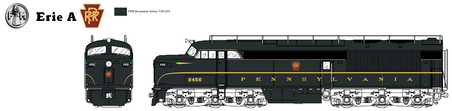FM Erie Built A Unit PRR Version