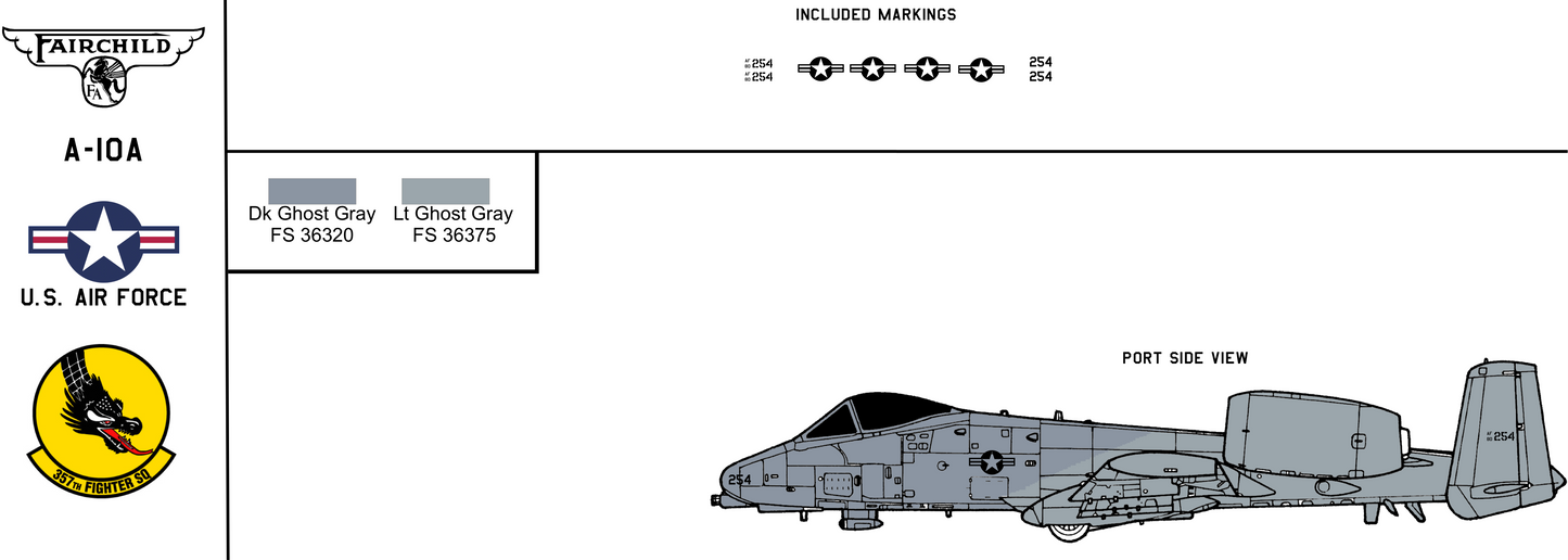 Fairchild-Republic A-10A 80-0254 United States Air Force