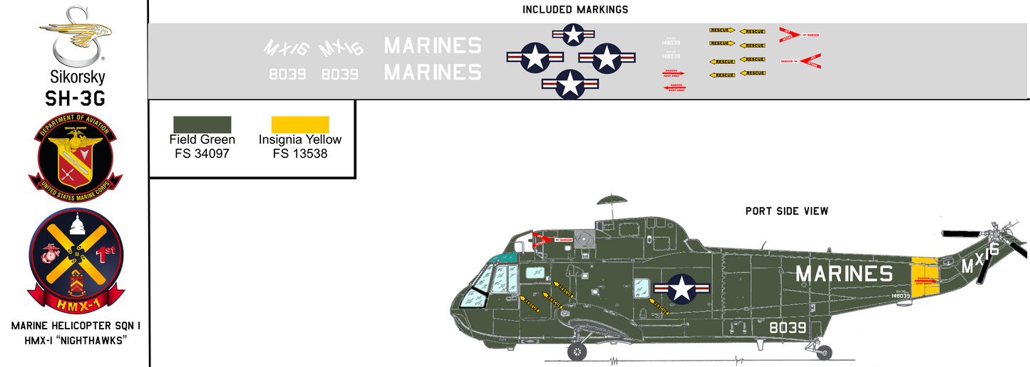 Sikorsky SH-3G Sea King 148309 United States Marine Corps