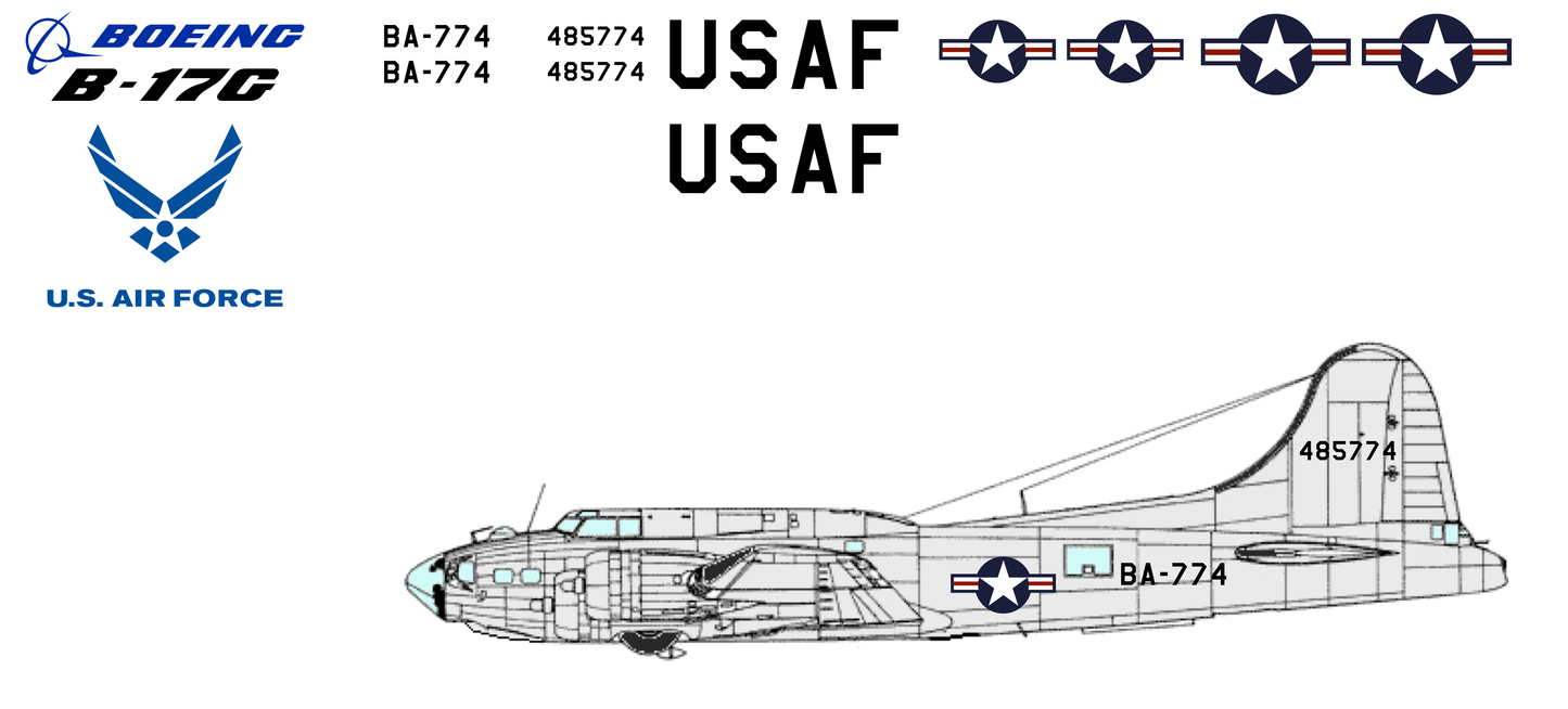 Boeing B-17G 44-86774 United States Air Force