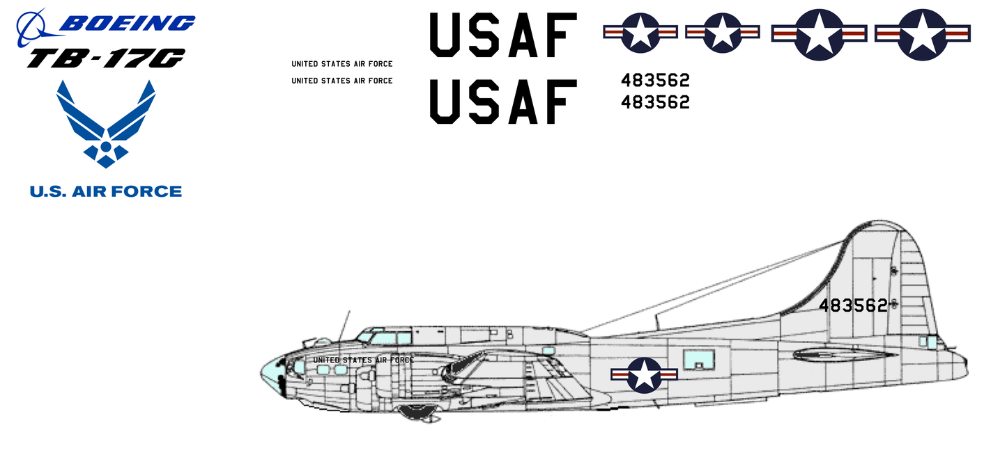 Boeing TB-17G 44-83562 United States Air Force
