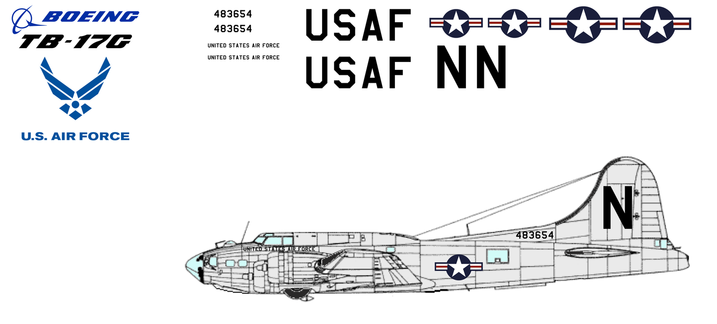 Boeing TB-17G 44-83654 United States Air Force