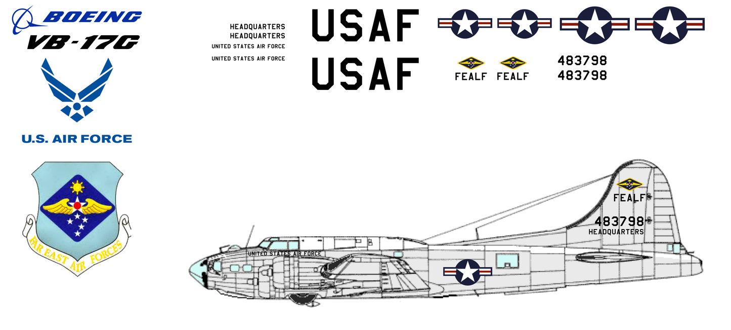 Boeing VB-17G 44-83798 United States Air Force