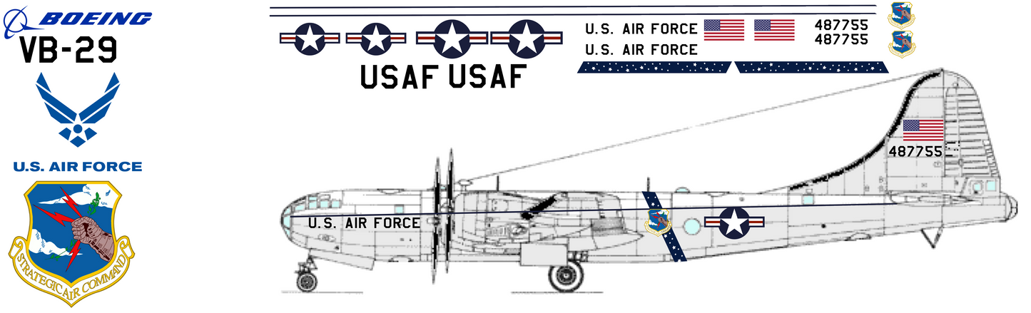 Boeing VB-29 44-87755 United States Air Force