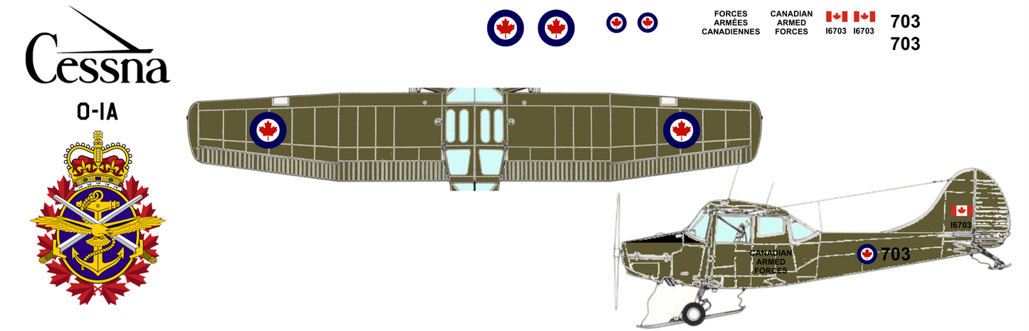 Cessna O-1A 16703 Canadian Armed Forces