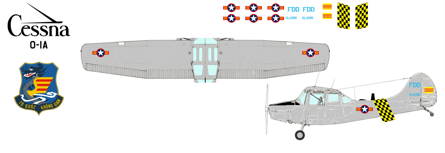 Cessna O-1A 5L14981 Republic of Vietnam Air Force
