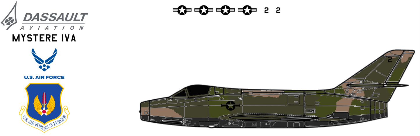 Dassault Mystere IVA #2 United States Air Forces in Europe