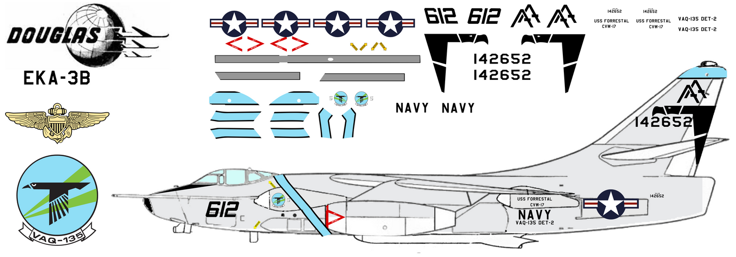 Douglas EKA-3B Skywarrior 142652 United States Navy