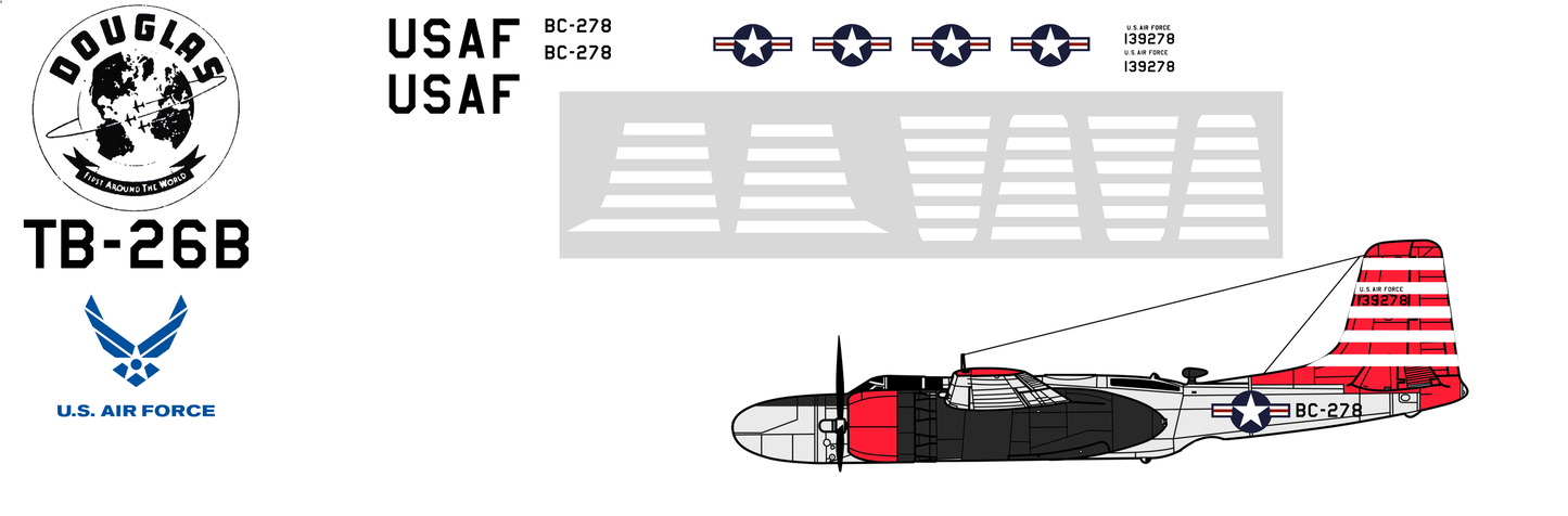 Douglas TB-26B 41-39278 United States Air Force