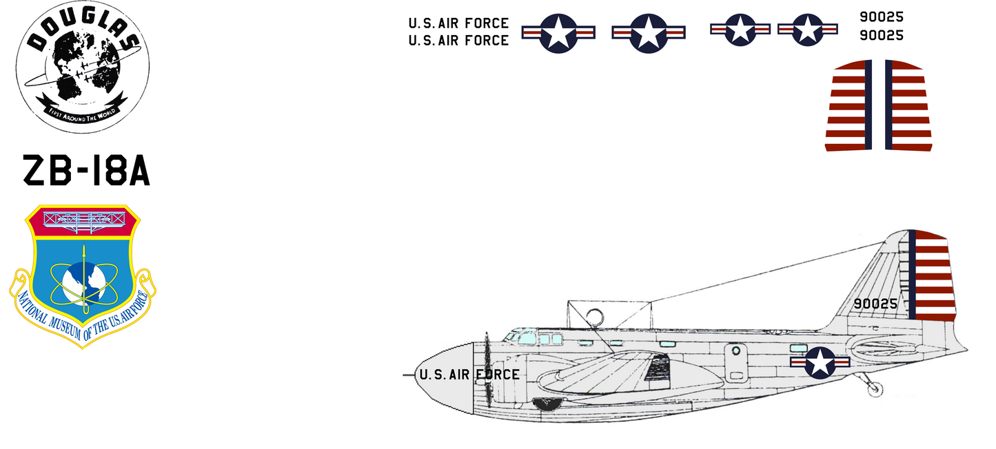 Douglas ZB-18A 39-25 United States Air Force