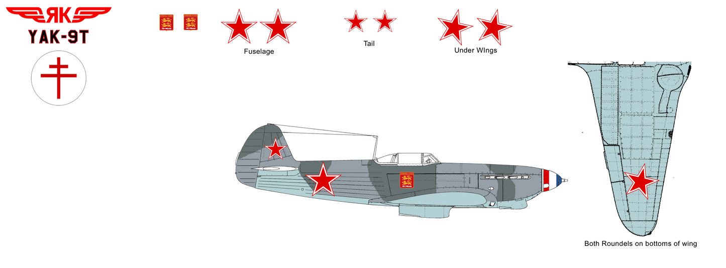 Yak-9T Free French Air Force
