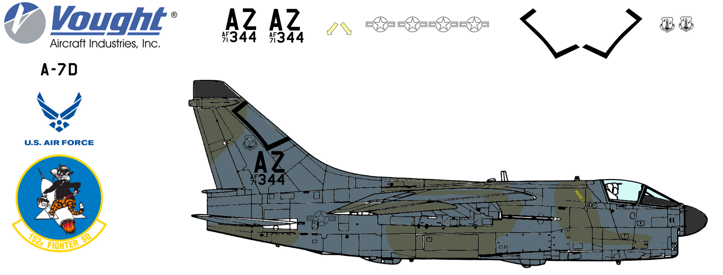 LTV A-7D 71-0344 Arizona Air National Guard