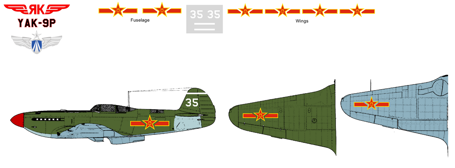 Yak-9P White 35 People's Liberation Army Air Force