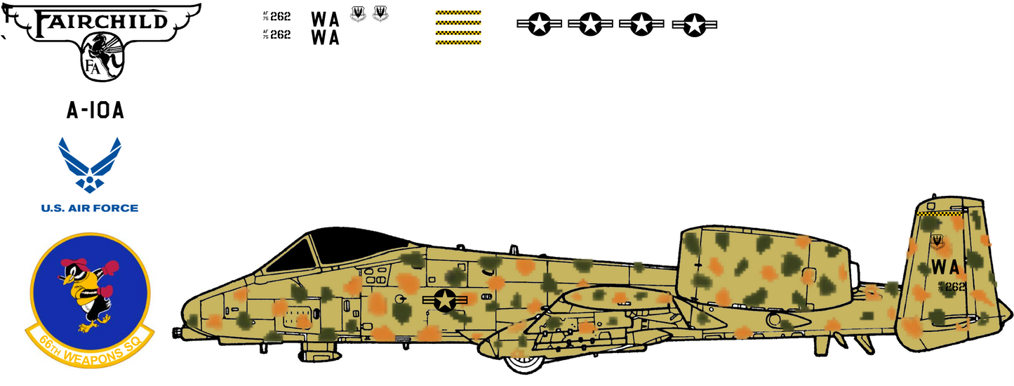 Fairchild-Republic A-10A 75-0262 United States Air Force