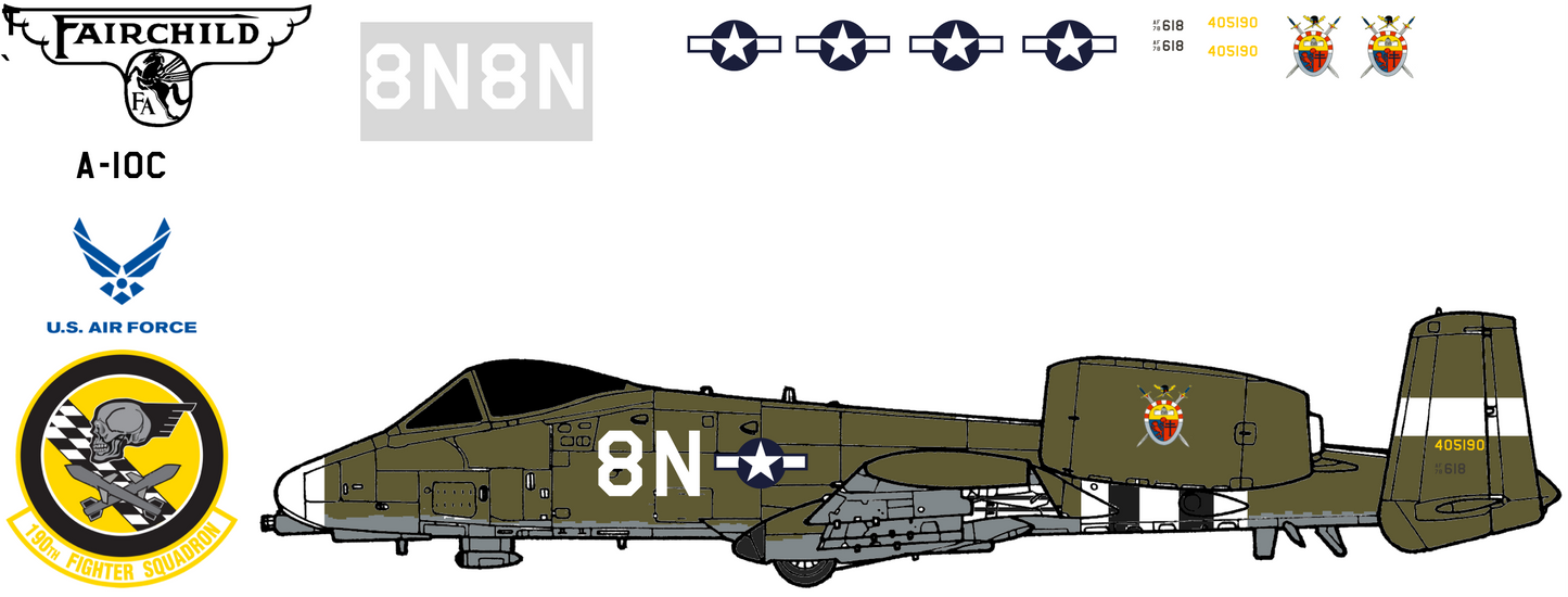 Fairchild-Republic A-10C 78-0618 Idaho Air National Guard