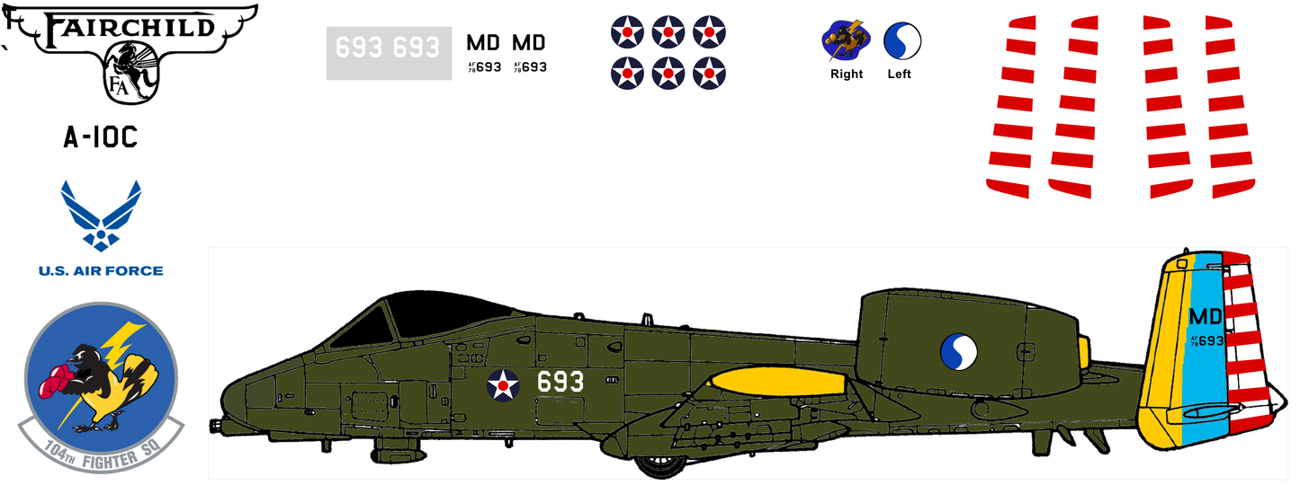 Fairchild-Republic A-10C 78-0693 Maryland Air National Guard