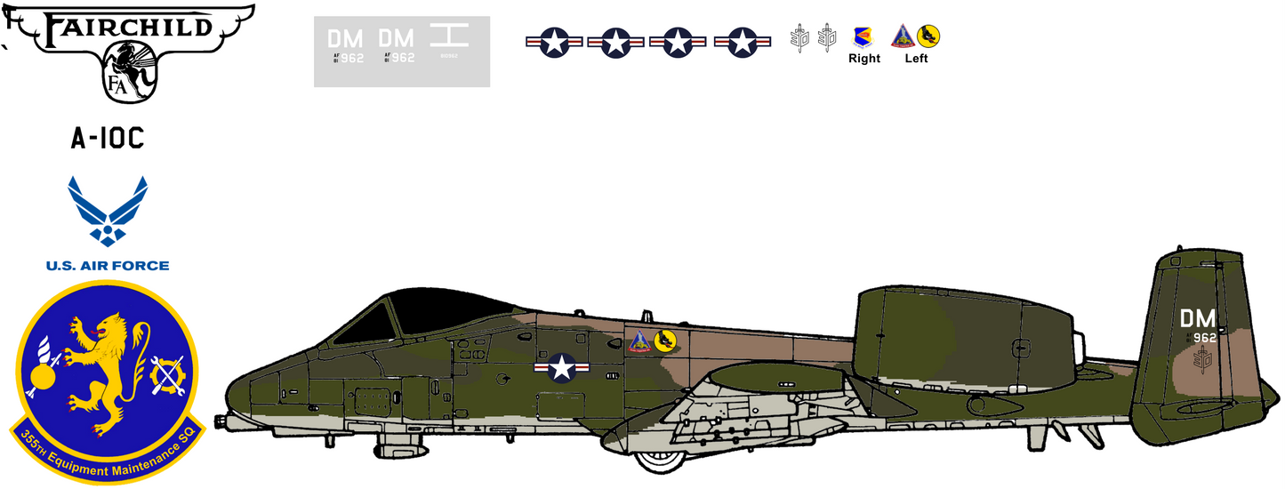 Fairchild-Republic A-10C 81-0962 United States Air Force