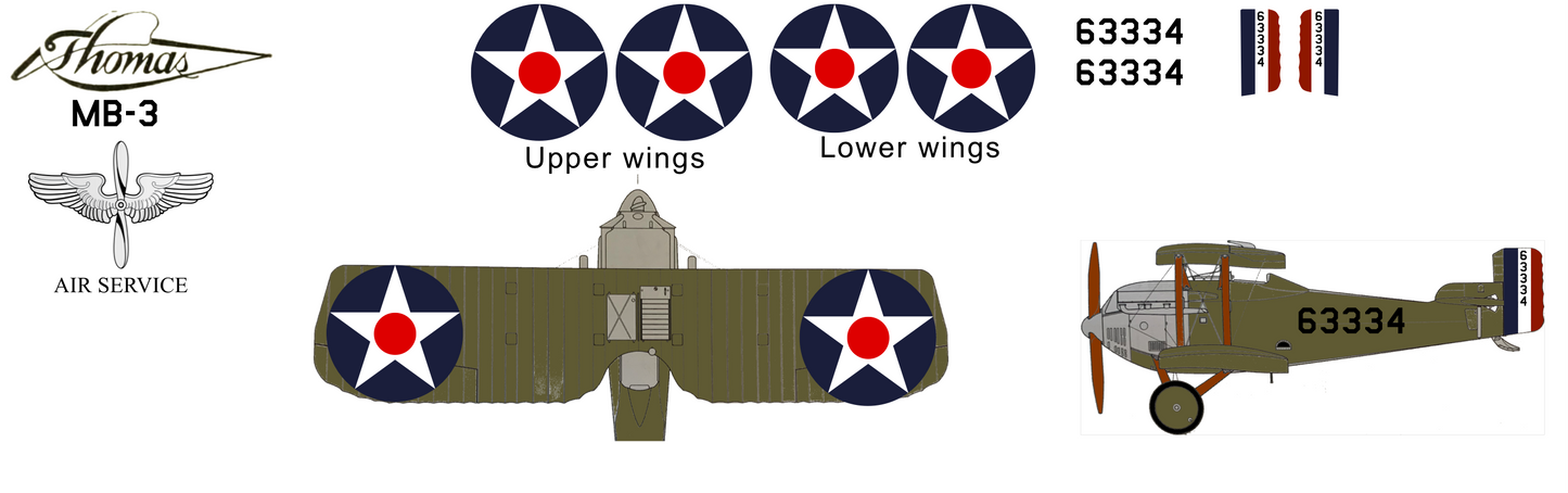 Thomas-Morse MB-3 AS.63334 US Army Air Service