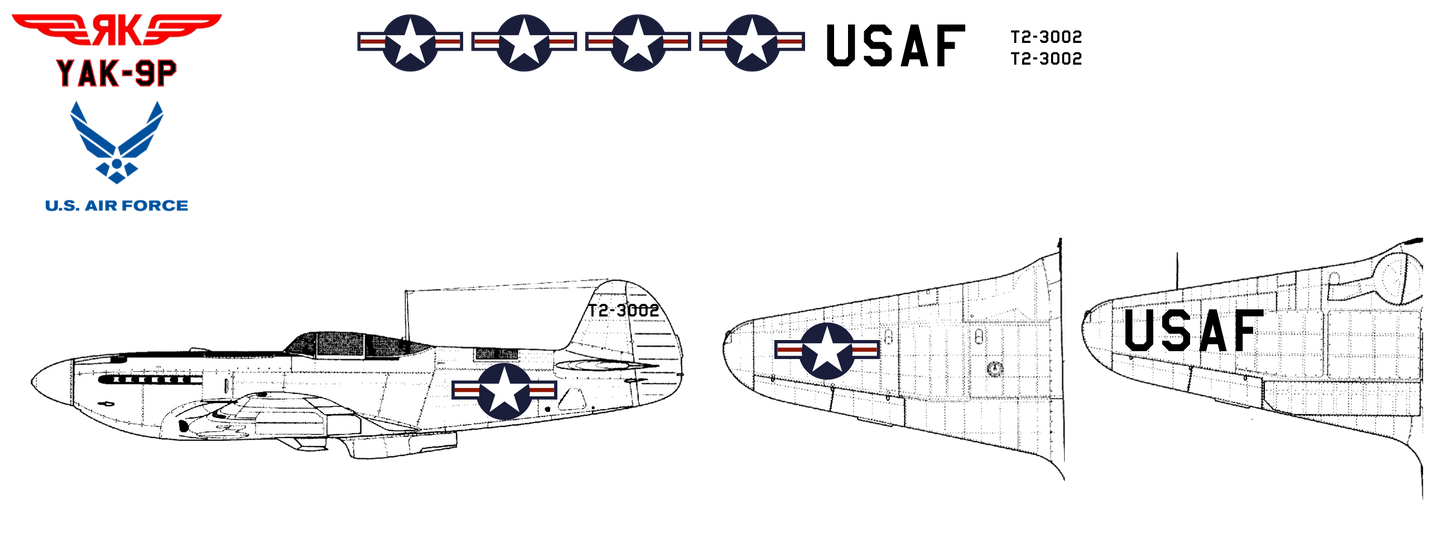 Yak-9P T2-3002 United States Air Force