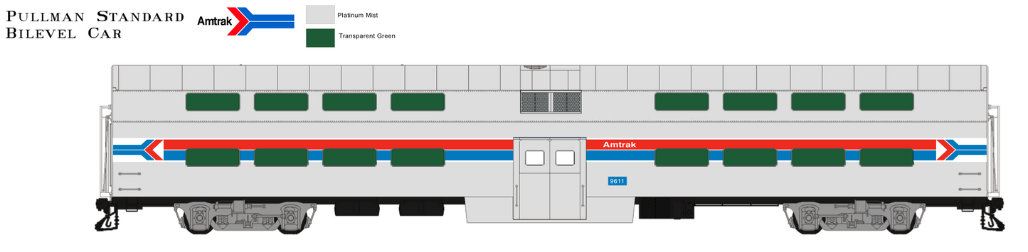Pullman Plan W60346 96 Seat Gallery Coach
