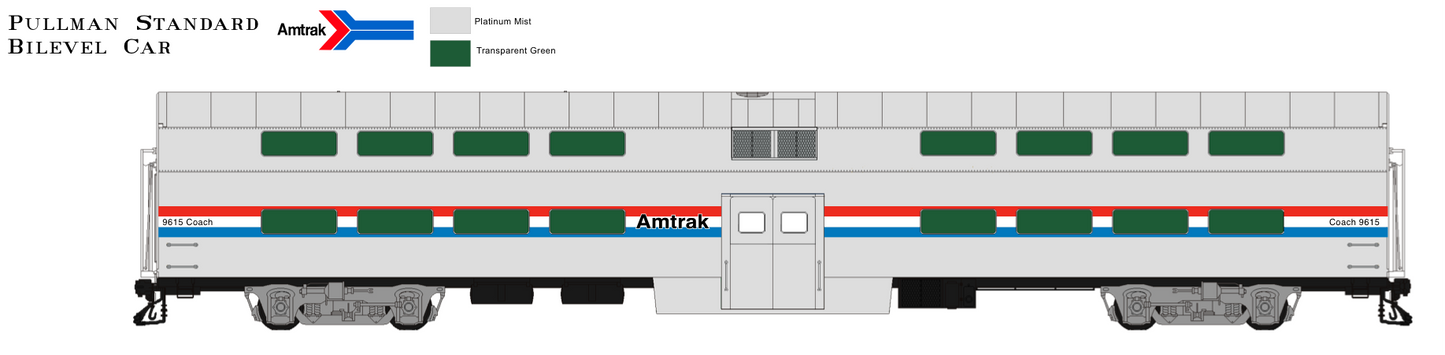 Pullman Plan W60346 96 Seat Gallery Coach