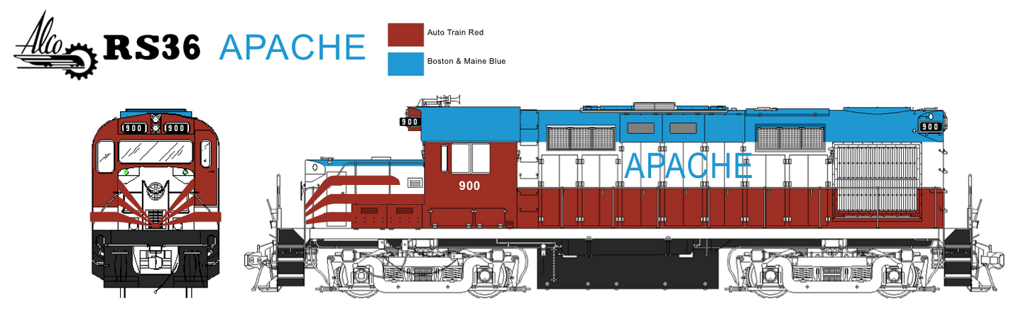 ALCo RS36 (Dynamic Brakes)