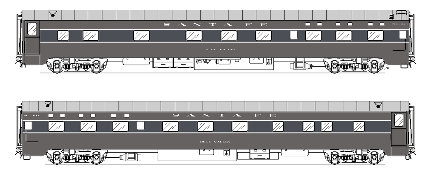 Pullman Plan 4099 6-6-4 Sleeper