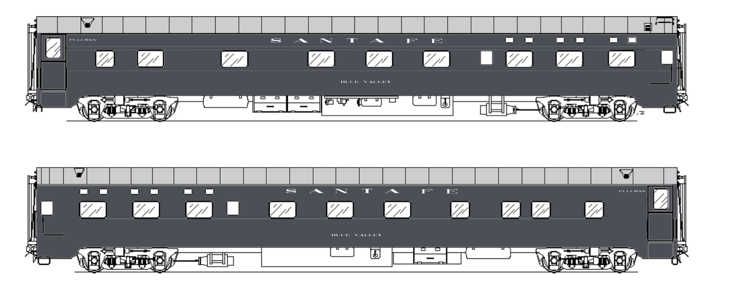 Pullman Plan 4099 6-6-4 Sleeper